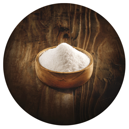 sel fin de camargue en coupelle en bois pour la gamme terroir Auchan